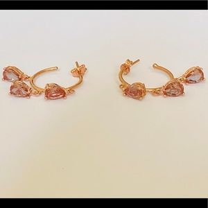 925 Silver color changing stone trending earrings